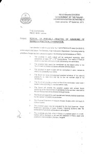 Awarding of Marks in Practical Examination Page 1